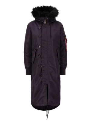 Płaszcz zimowy Alpha Industries fioletowy