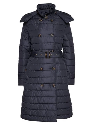 Płaszcz zimowy Barbour granatowy
