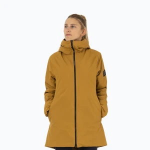 Płaszcz zimowy damski Salewa Fanes 2L PTX Parka golden brown