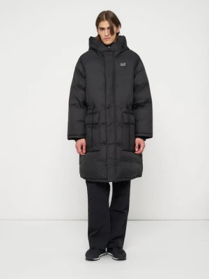 Płaszcz zimowy EA7 Emporio Armani czarny
