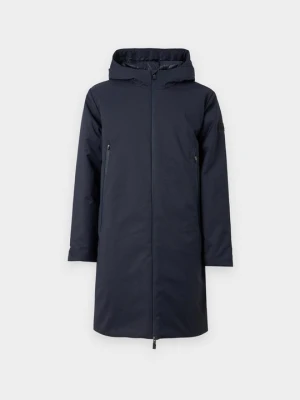 Płaszcz zimowy EA7 Emporio Armani granatowy
