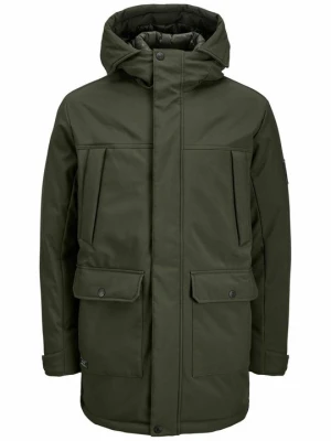 Płaszcz zimowy Jack&Jones oliwkowy