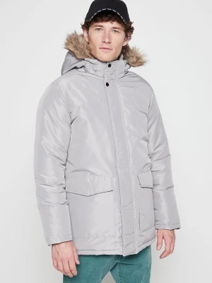 Płaszcz zimowy Jack&Jones szary