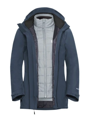 Płaszcz zimowy Jack Wolfskin granatowy