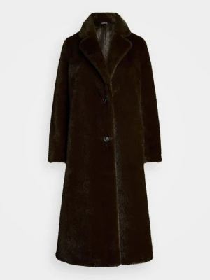 Płaszcz zimowy Lauren Ralph Lauren ciemnobrązowy