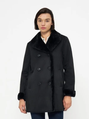 Płaszcz zimowy Lauren Ralph Lauren czarny