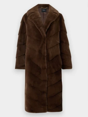 Płaszcz zimowy MARCIANO BY GUESS brązowy