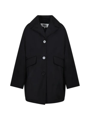 Płaszcz zimowy MM6 Maison Margiela czarny