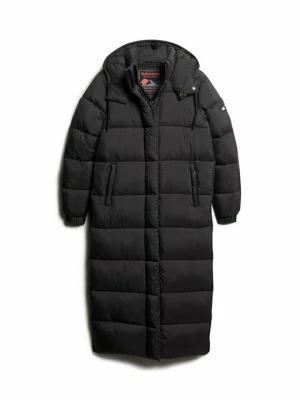 Płaszcz zimowy Superdry czarny