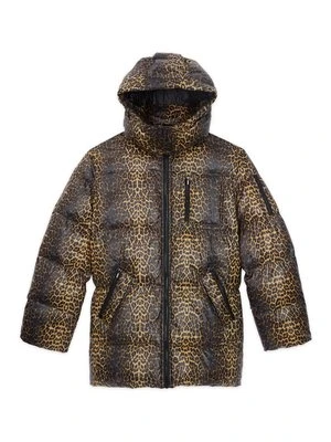 Płaszcz zimowy The Kooples ciemnopomarańczowy