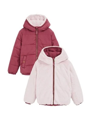 Płaszcz zimowy WE Fashion różowy