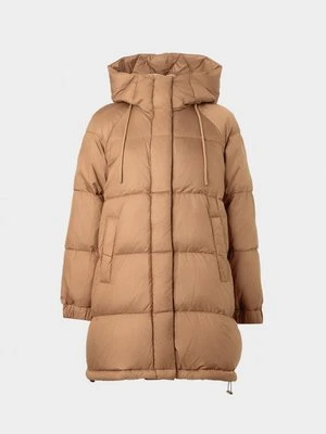 Płaszcz zimowy Weekend Max Mara brązowy