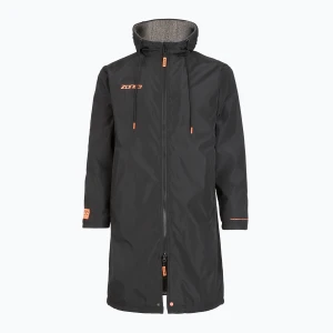 Płaszcz ZONE3 Recycled Robe Parka black/grey/orange