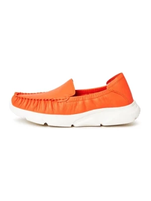 Platform Moccasins - Orange Cesare Gaspari