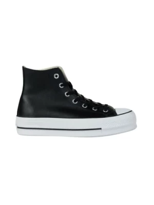 Platformowe Skórzane Buty High-Top Converse