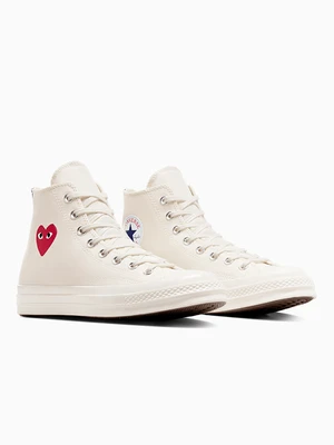 PLAY Comme des Garçons Single Heart Chuck 70 Converse