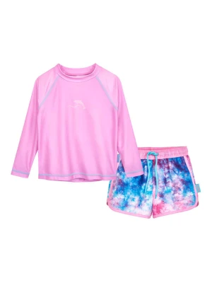 Playshoes 2-częściowy zestaw kąpielowy "Batik" w kolorze jasnoróżowo-niebieskim rozmiar: 122 / 128