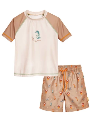 Playshoes 2-częściowy zestaw kąpielowy w kolorze jasnobrązowo-beżowym rozmiar: 86/92