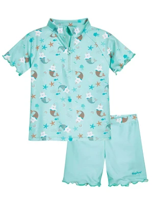 Playshoes 2-częściowy zestaw kąpielowy w kolorze turkusowym rozmiar: 86/92