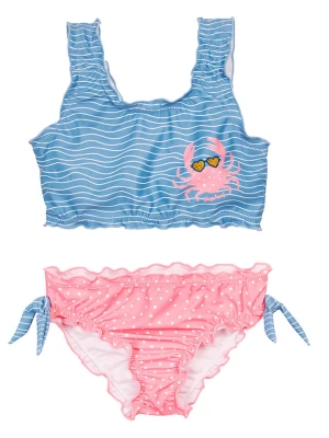 Playshoes Bikini w kolorze błękitno-jasnoróżowym rozmiar: 110/116