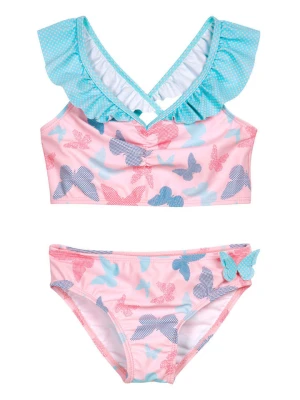 Playshoes Bikini w kolorze błękitno-jasnoróżowym rozmiar: 122/128
