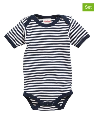 Playshoes Body (2 szt.) w kolorze granatowym i białym rozmiar: 86/92