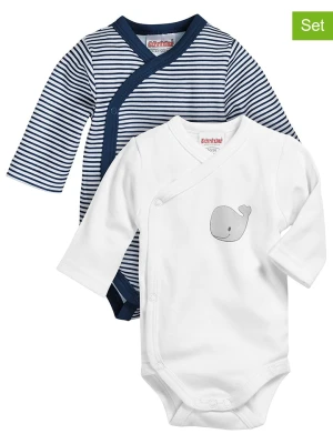 Playshoes Body (2 szt.) w kolorze granatowym i białym rozmiar: 50