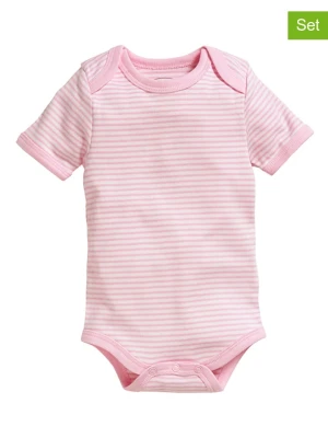 Playshoes Body (2 szt.) w kolorze jasnoróżowym i białym rozmiar: 50/56
