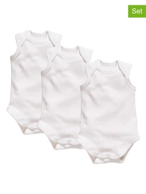 Playshoes Body (3 szt.) w kolorze białym rozmiar: 74/80