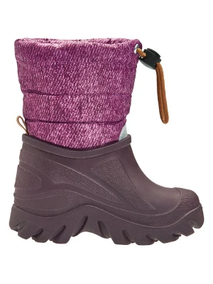 Playshoes Botki zimowe w kolorze fioletowym rozmiar: 28/29