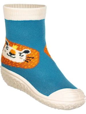 Playshoes Buty kąpielowe w kolorze niebiesko-pomarańczowym rozmiar: 20/21