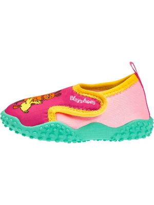 Playshoes Buty kąpielowe w kolorze różowo-turkusowym rozmiar: 24/25