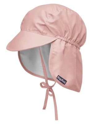 Playshoes Czapka w kolorze jasnoróżowym z osłoną karku rozmiar: 43 cm