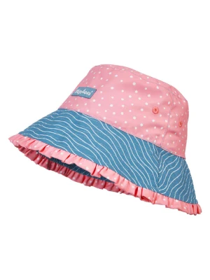 Playshoes Dwustronny kapelusz w kolorze niebiesko-jasnoróżowym rozmiar: 53 cm