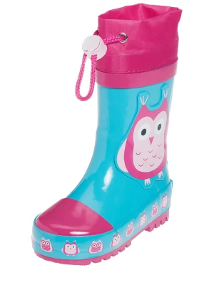 Playshoes Kalosze w kolorze różowo-turkusowym rozmiar: 30/31