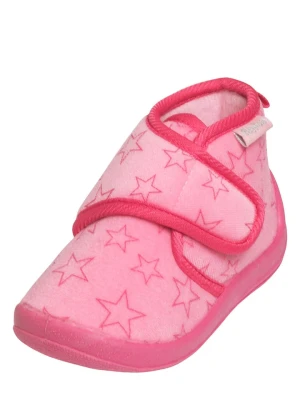 Playshoes Kapcie w kolorze jasnoróżowo-różowym rozmiar: 24 / 25
