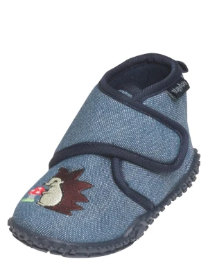 Playshoes Kapcie w kolorze niebieskim rozmiar: 26/27
