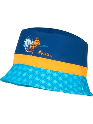 Playshoes Kapelusz przeciwsłoneczny w kolorze granatowo-turkusowym rozmiar: 51 cm