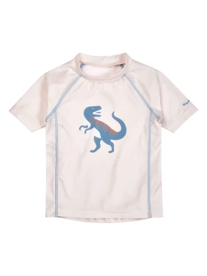 Playshoes Koszulka kąpielowa "Dino" w kolorze kremowym rozmiar: 122/128