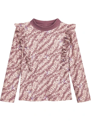 Playshoes Koszulka kąpielowa "Flowers" w kolorze fioletowym rozmiar: 98/104