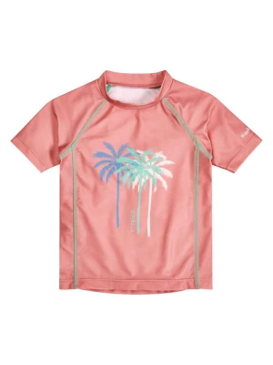 Playshoes Koszulka kąpielowa "Palms" w kolorze koralowym rozmiar: 110/116