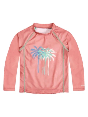 Playshoes Koszulka kąpielowa "Palms" w kolorze koralowym rozmiar: 146/152