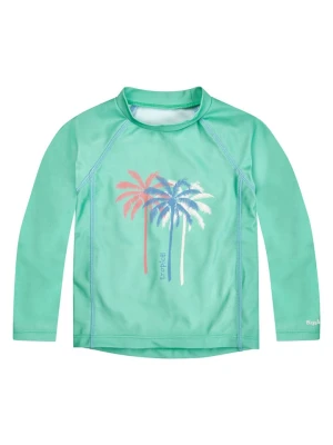 Playshoes Koszulka kąpielowa "Palms" w kolorze miętowym rozmiar: 134/140