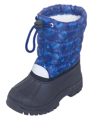 Playshoes Kozaki zimowe w kolorze czarno-niebieskim rozmiar: 30 / 31