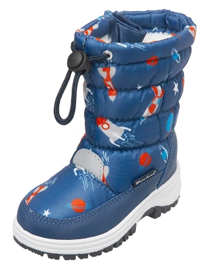 Playshoes Kozaki zimowe w kolorze niebieskim rozmiar: 32 / 33