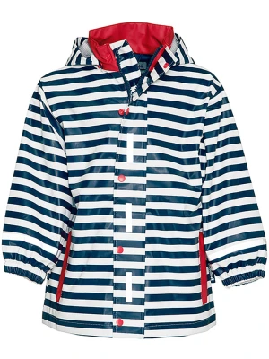 Playshoes Płaszcz przeciwdeszczowy w kolorze granatowo-białym rozmiar: 104