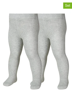 Playshoes Rajstopy (2 pary) w kolorze szarym rozmiar: 86/92
