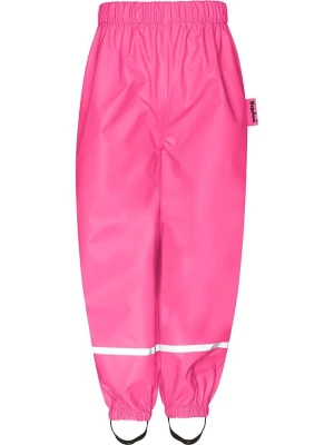 Playshoes Spodnie przeciwdeszczowe w kolorze różowym rozmiar: 128