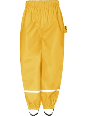 Playshoes Spodnie przeciwdeszczowe w kolorze żółtym rozmiar: 140