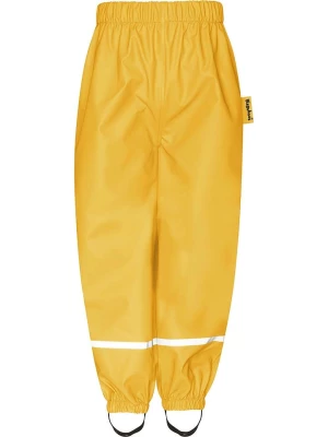 Playshoes Spodnie przeciwdeszczowe w kolorze żółtym rozmiar: 116